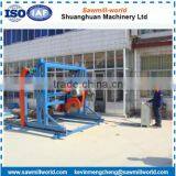 Floor Wood Electric Angle Sawmill Electric Powered Double Cut Saw Floor Wood Cutting Circular Saw