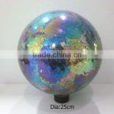 10" multi colors mosaic glass garden ball
