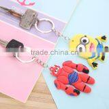 Promotion Gifts Cartoon Wholesale Silicone Keychain / Keyring / Keyholder thumbnail-5