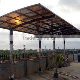 Waterproof Aluminum Carport Garden Sheds for Car and Motorcycle thumbnail-5