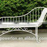 Royal Luxury Garden Metal Daybed Bed Bench thumbnail-2