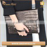 Girls Crocodile pu Leather Clutch Bag Clutch Evening Bag for Women thumbnail-1