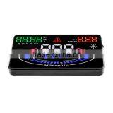 OBD2 Car Multi-color New HUD Head Up Display System 5.5 Inch HUD E300 Display Local Time thumbnail-5