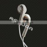 High Quality Gold Earphone With Diamond for Iphone 6, 24k Luxury In-ear Earphone,for Iphone Gold Earphone thumbnail-3