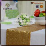 Popular Gold Sequin Table Runner for Party/Wedding Decoration thumbnail-1