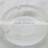 Round Glass Ashtray, Frosted Glass Ashtray thumbnail-1