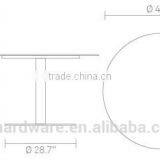 2015 New Aluminum Frame Modern Coffee Table thumbnail-2