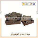 Factory Price Wholesale Natural Wood Gift Wooden Tray thumbnail-1