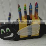 Hot sell Wooden Bumble Bee Crayon Holder Party Favor Teacher Gift Desk Decoration made in China