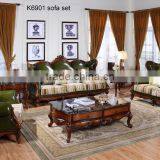 C6603 Baroque Antique Style Italian Dining Table, 100% Solid Wood Italy Style Luxury Dining Table Set thumbnail-5
