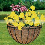 2016 Factory Custom Decoration Black Hanging Iron Flower Basket Stand thumbnail-2