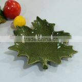 Home Decorative Canada Maple Leaf Ceramic Plate thumbnail-1