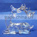 Clear Acrylic Artificial Lying Raindeer thumbnail-1