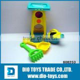 Coolest Beach Play Set(8pcs) with Sand Wheel,Water Pot,Sand Molds