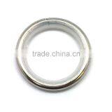 Chrome Plated Curtain Rod Ring Round Style Low Noise ID25mm/OD32mm thumbnail-1