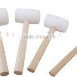 CZ-1001 White Rubber Hammers With Wooden Handle thumbnail-1