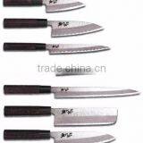 Japanese Molybdenum Kitchen Knife Set Chef Knives Santoku Made in Japan thumbnail-4