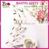 New Product Double-deck 3D Butterfly Wall Sticker PVC Double Layer Butterflies Decor Wall Sticker thumbnail-1