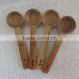 High Quality Bamboo Coffe Spoon/Eco-friendly Mini Bamboo Spoon