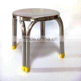 Round Shape Stainless Steel Metal Stool Bar Chairs Restaurant Chair thumbnail-1