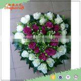 40*38cm Real Touch Silk Cloth Artificial Flower Wall Wedding Backdrop Decoration thumbnail-1