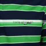 Men's 100%cotton Stripe Softtextile t Shirt Polo thumbnail-5