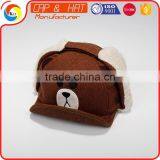 Winter Woolen Bear Style Baby Earflap Cap