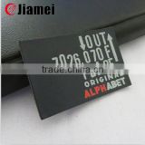 high quality custom private colorful silk screen printing leather patches