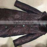 GZY Lady Down Jacket Keep Warm Big Size Long Model Stock 2017 Literature and Art Adult Guangzhou Factory thumbnail-5