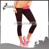 Women Capri in Bulk Capri Tights With Contrast Wasitband thumbnail-1