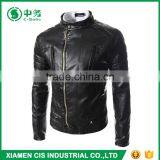 Wholesale Fashion Slim Fit Pelle Pelle Leather Jackets for Men thumbnail-3