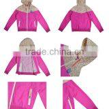 Newest Design Women's Two Color High Quality Printing Nylon Jacket With Hood thumbnail-6