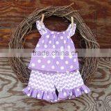 Fancy Chevron Swimsuit Pink Clothing Set Polka Dot Strapes Girl Summer Swim Wear thumbnail-4