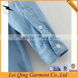 Hot Selling Beautiful Ladies New Design Top Quality Denim Women Plain Shirts thumbnail-6
