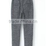 Ladies Sports Pants Wholesale Cheaper Customized Textured Knit CVC 80/20Cotton Sports Pants thumbnail-2