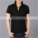 En's Custom Classical Fashion Solid Color Short Sleeve Slim Fit Men's Mesh Embroidered Polo Shirt thumbnail-5