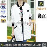 2015 Hot Selling Long Women Plain Baseball Jacket thumbnail-1