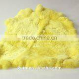 Rex Rabbit Real Fur / Garment Leather Fur / Colorful True Rabbit Hair for Collar Scarf thumbnail-4