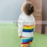 S17693A Kids Rainbow Sweater Design of Hand Made Sweaters thumbnail-3