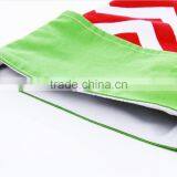 Newest Personalized Burlap Chevron Christmas Stocking thumbnail-6