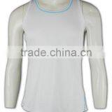 China Manufactory High Quality Dri-fit White Low MOQ Custom Vests thumbnail-2