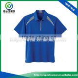 Blue And Gray Color Combination Dry Fit Breathable Polo Shirt Men
