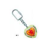 Personalized Ornamental Heart Metal Keychain thumbnail-1