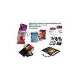 Single Pull Rope and Logo Printing Microfiber Mobile Phone Pouch, Micro Fiber Cleaning Pouches thumbnail-1