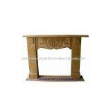 Indus Gold Fire Place,Fireplace,marble Fireplace,Stone Fireplace,fireplace Mantel,indoor Fireplaces thumbnail-1