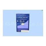 KJV Version Hardcover Custom Bible Printing With Paper Cover , Offset Paper Inner