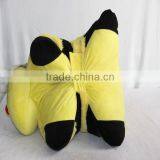 Cutom Plush Pillow Bee Stuffed Plush Animal Toy Pillow Yellow thumbnail-3