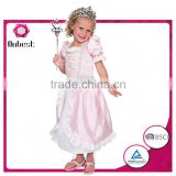 Cute princess costumes for girls pink color short princess costume