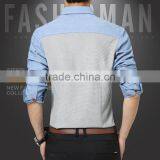 100% Cotton Men's Casual Shirt Man Big Size Dress Shirt thumbnail-3