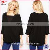 Wrap Front Woven Top Wholesale Blank Maternity T Shirts thumbnail-1